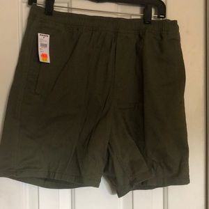 Green shorts